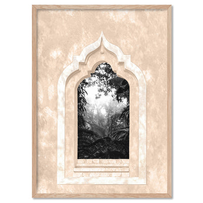 Rainforest in the Desert - Art Print, Poster, Stretched Canvas, or Framed Wall Art Print, shown in a natural timber frame