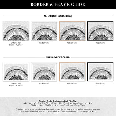 Blooming Female in Landscape B&W - Art Print by Leah Cummins, Poster, Stretched Canvas or Framed Wall Art, Showing White , Black, Natural Frame Colours, No Frame (Unframed) or Stretched Canvas, and With or Without White Borders